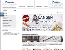 Tablet Screenshot of langen-kg.de